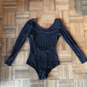 Mangopop backless bodysuit NWOT